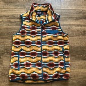 PATAGONIA Synchilla *rare tribal print* vest